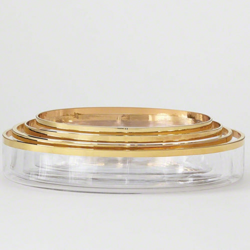 Gold Oval Bowls