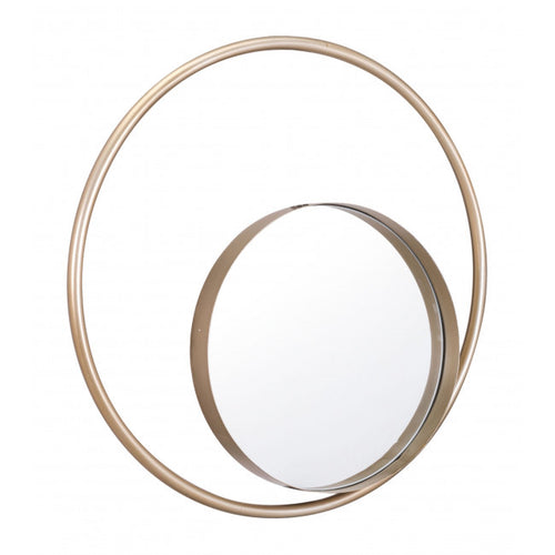 Inset Circle Mirror