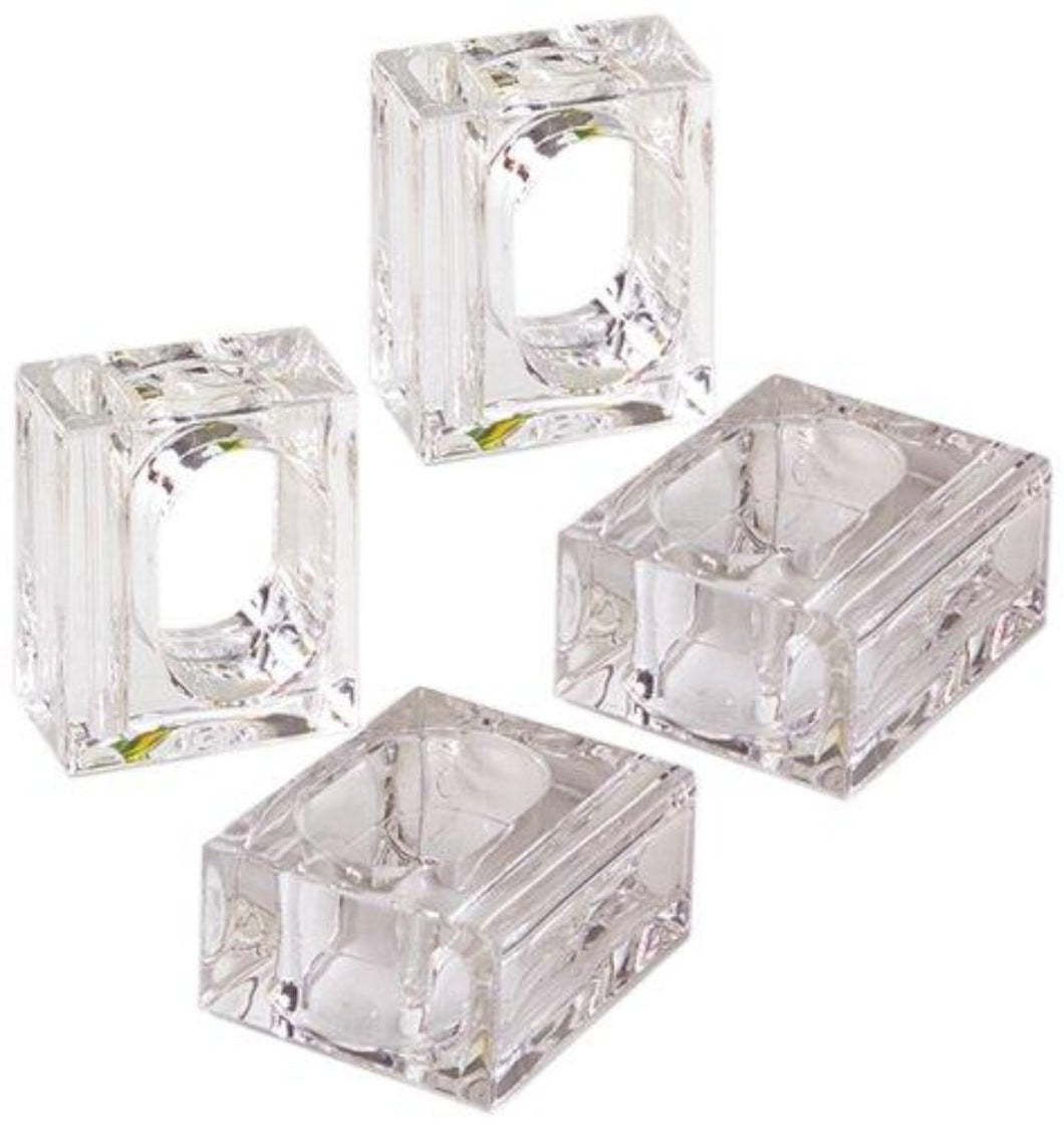 Acrylic Collection Napkin Rings (Set of 4)