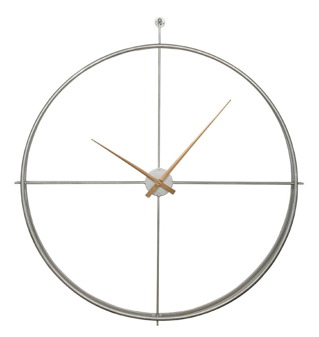 Chrome Oversized Clock